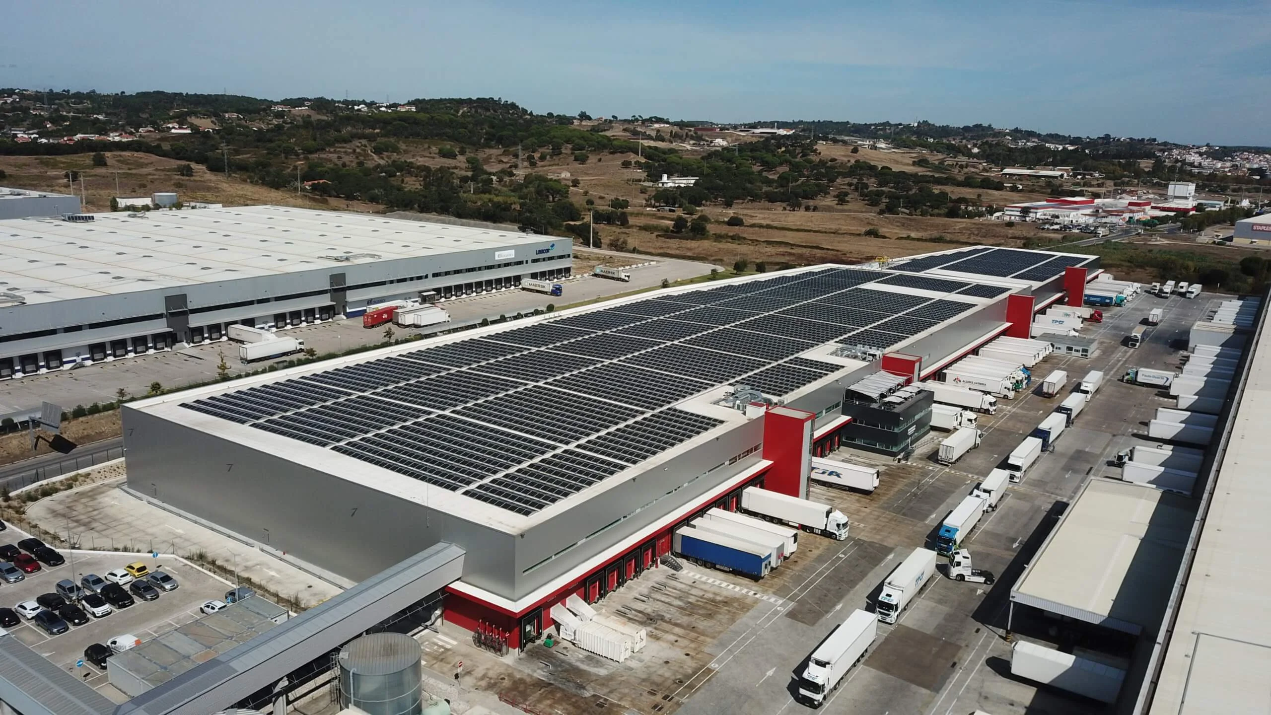 Climatização na Plataforma Logística Sonae